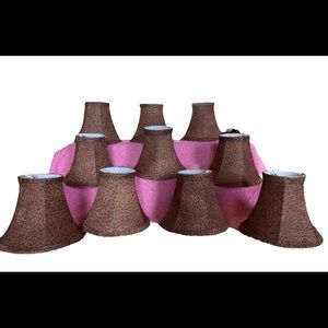 9 Animal print clip lampshades